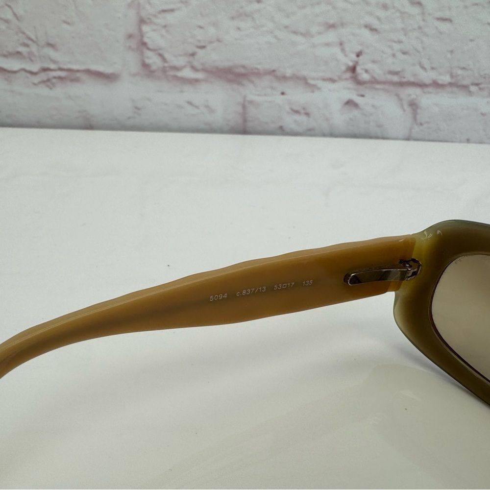 Chanel 5094 C837 Brown Beige 53mm Gradient CC'S Sunglasses ITALIAN QUILTING - Picture 12 of 13